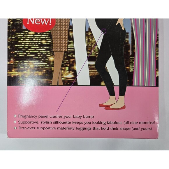 Love Your Assets Marvelous Mama Lucky Leggings Maternity Size 1 Slate - Picture 5 of 6